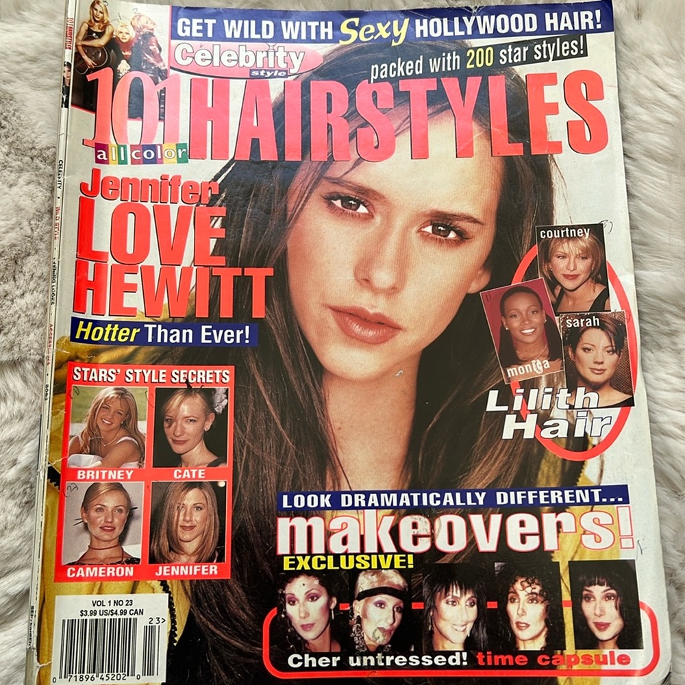 101 Hairstyles JLove Hewitt 1999 magazine
